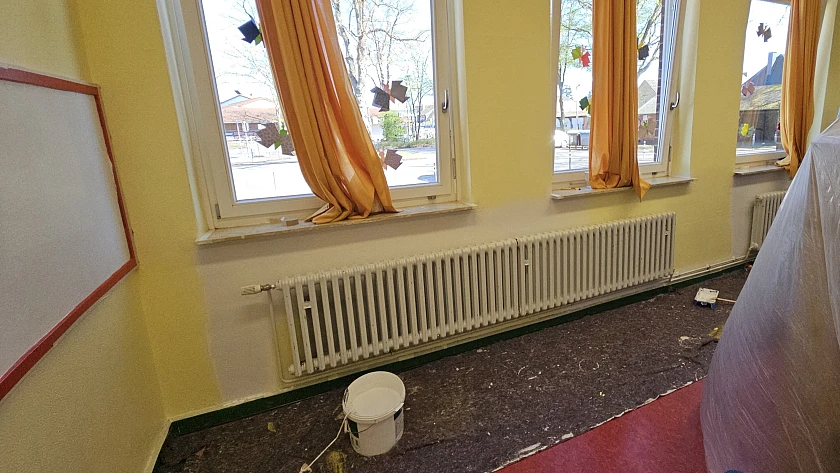 Die Bücherei wird gestrichen. 