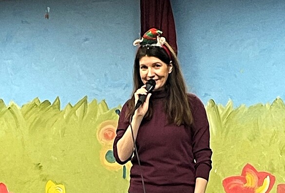 Moderation durch die Schulleiterin